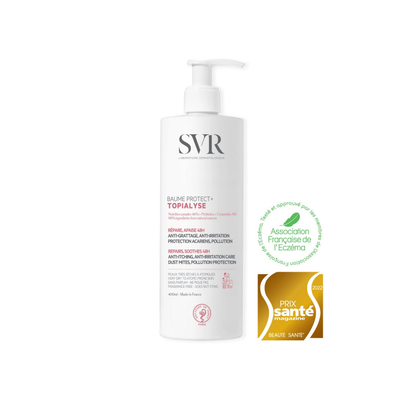 SVR TOPIALYSE Baume Protect+ pour peaux très séches à atopiques 400ml