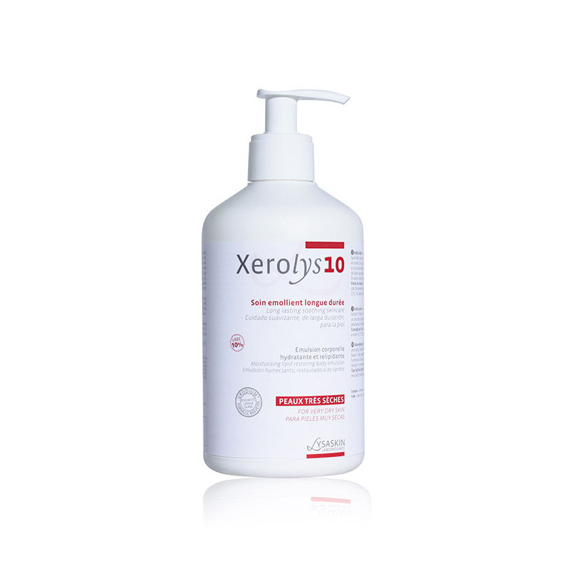 LYSASKIN XEROlys 10 Soin émollient peaux très sèches 500ml