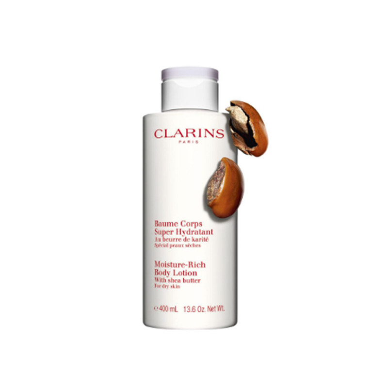 CLARINS Baume Corps Hydratant Beurre de Karité pour peaux sèches 400ml