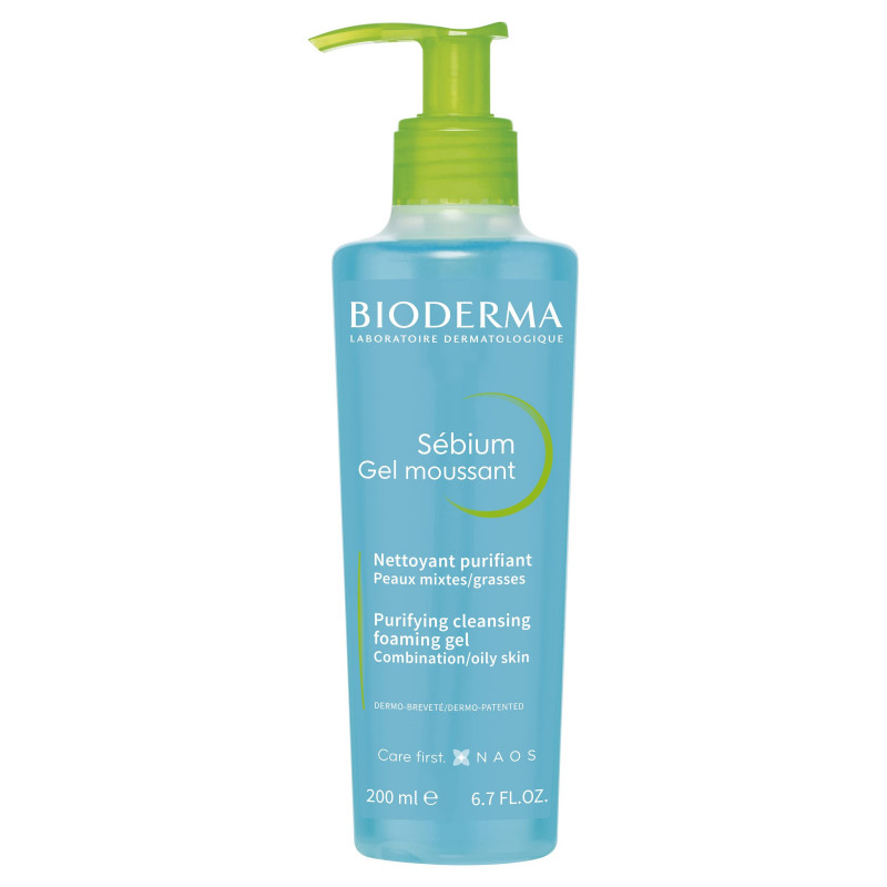 BIODERMA Sébium Gel moussant Peaux Mixtes et grasses 200ml